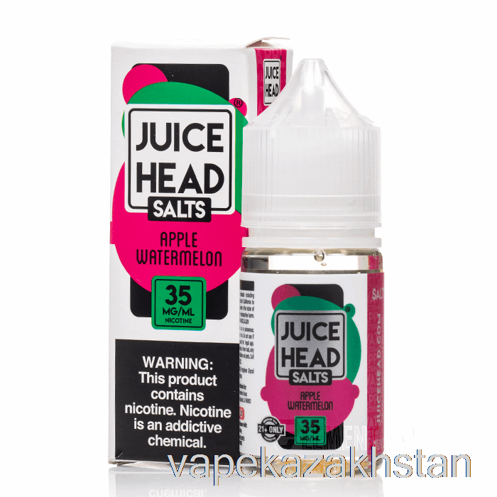 Vape Kazakhstan Apple Watermelon - Juice Head Salts - 30mL 35mg